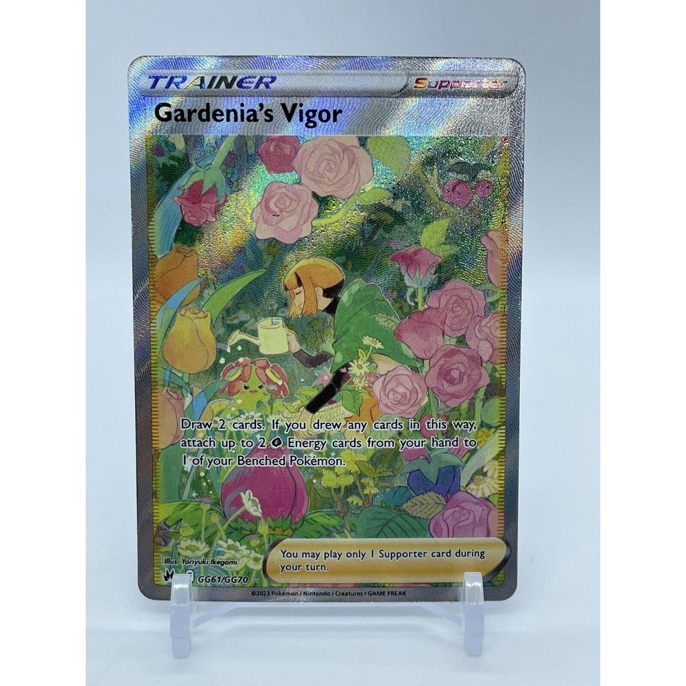 Gardenia’s Vigor GG61/GG70 Galarian Gallery Full Art Pokemon TCG Crown Zenith NM